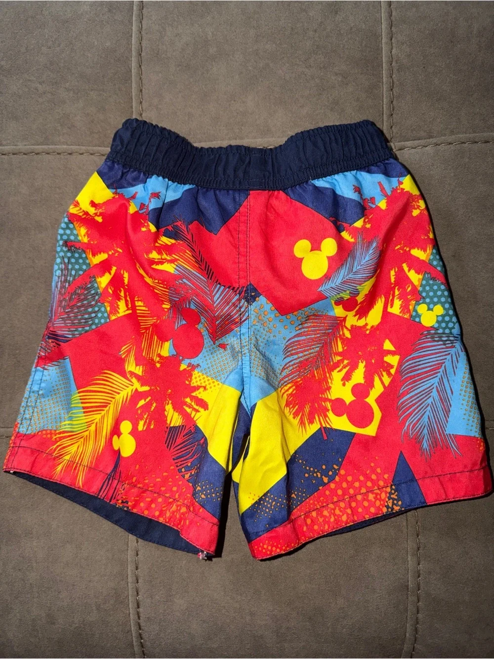 Disney Baby Mickey Mouse Swim Trunks Boys 18M Tropical